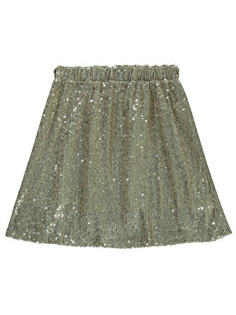 Pierre Cardin Kız Çocuk Etek 6-9 Yaş Gümüş