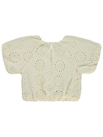 Pierre Cardin Kız Çocuk Gömlek 2-5 Yaş Ekru