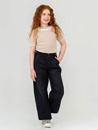 Pierre Cardin Kız Çocuk Gömlek 6-9 Yaş Bej