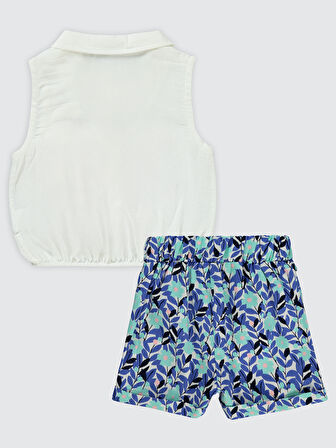 Civil Girls Kız Çocuk Takım 2-5 Yaş Saks Mavisi