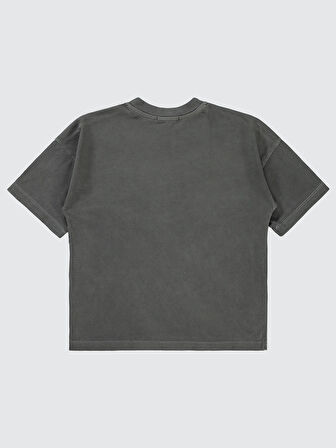 Civil Boys Erkek Çocuk Tişört 6-9 Yaş Antrasit