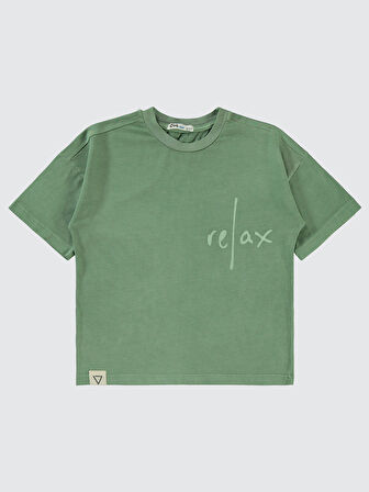 Civil Boys Erkek Çocuk Tişört 6-9 Yaş Haki