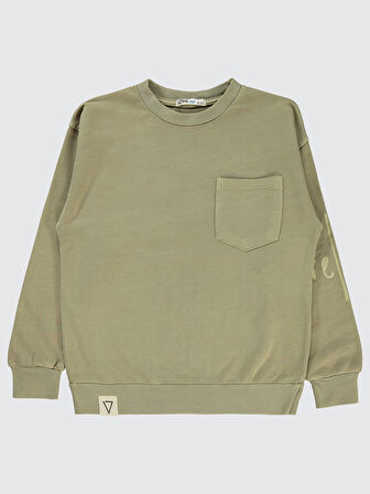 Civil Boys Erkek Çocuk Sweatshirt 6-9 Yaş Taş Rengi