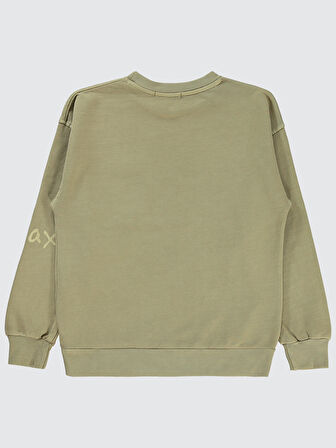 Civil Boys Erkek Çocuk Sweatshirt 6-9 Yaş Taş Rengi