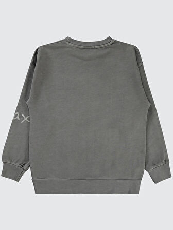 Civil Boys Erkek Çocuk Sweatshirt 6-9 Yaş Antrasit