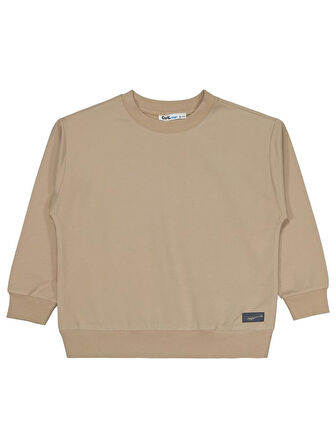 Civil Boys No Etiketli 6-9 Yaş  Sweatshırt - Bej7-8 Yaş