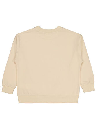 Civil Boys No Etiketli 10-13 Yaş Sweatshırt - Bej 10-11 Yaş