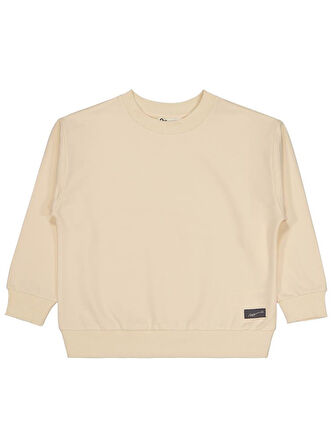 Civil Boys No Etiketli 10-13 Yaş Sweatshırt - Bej 11-12 Yaş