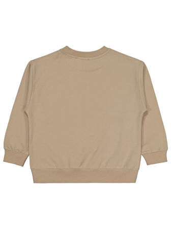 Civil Boys No Etiketli 10-13 Yaş Sweatshırt - Bej 11-12 Yaş