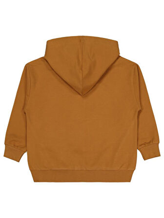 Civil Boys No Etiketli 6-9 Yaş Kapüşonlu  Sweatshırt - Kahverengi7-8 Yaş