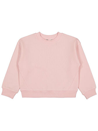 Civil Girls Düz 6-9 Yaş Sweatshirt - Pembe6-7 Yaş