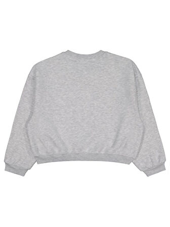 Civil Girls Düz 10-13 Yaş Sweatshirt - Gri13-14 Yaş