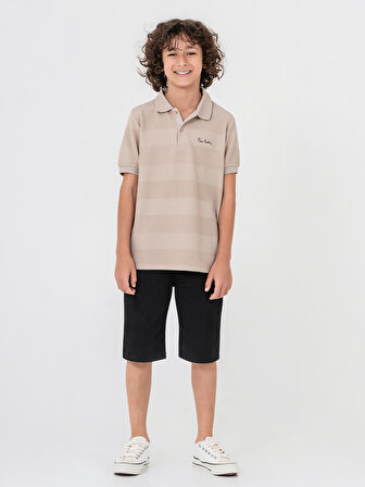 Pierre Cardin Erkek Çocuk Tişört 10-12 Yaş Bej