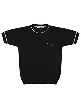Pierre Cardin Erkek Çocuk Tişört 6-9 Yaş Siyah