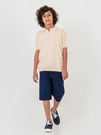 Pierre Cardin Erkek Çocuk Tişört 10-12 Yaş Bej