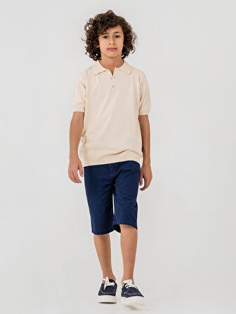 Pierre Cardin Erkek Çocuk Tişört 10-12 Yaş Bej