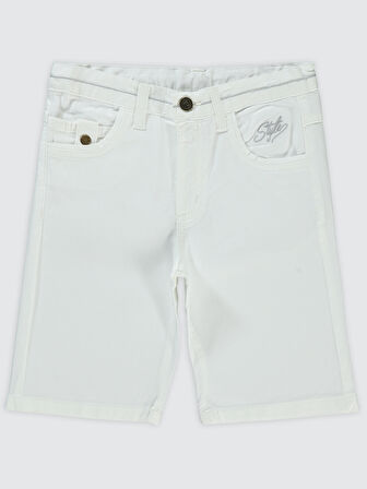 Pierre Cardin Erkek Çocuk Kapri 6-9 Yaş Beyaz