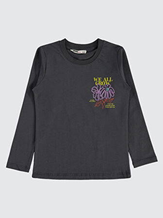 Civil Girls Kız Çocuk 2'li Sweatshirt 5-13 Yaş Antrasit