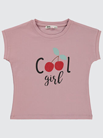 Civil Girls Kız Çocuk 3'lü Tişört Set 2-5 Yaş Yeşil