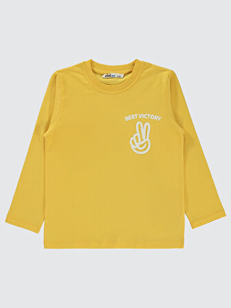 Civil Boys Erkek Çocuk 2'li Sweatshirt 5-13 Yaş Sarı
