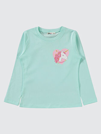 Civil Girls Kız Çocuk 2'li Sweatshirt 5-13 Yaş Mint