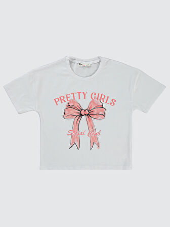 Civil Girls Kız Çocuk 2'li Tişört 6-9 Yaş Lila