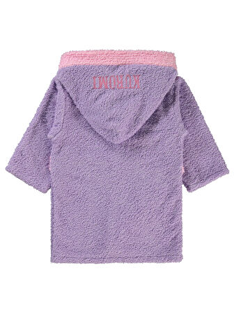 Kuromi Kız Çocuk Bornoz 2-10 Yaş Lila