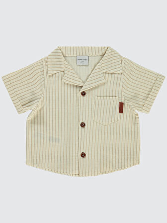 Pierre Cardin Erkek Çocuk Gömlek 2-5 Yaş Kahve