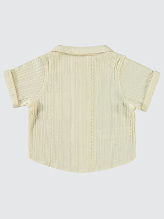 Pierre Cardin Erkek Çocuk Gömlek 2-5 Yaş Taş Rengi