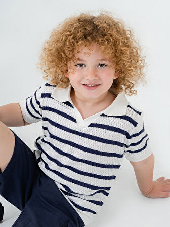 Pierre Cardin Erkek Çocuk Tişört 2-5 Yaş Lacivert