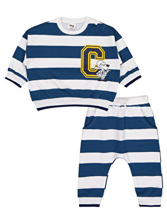 Civil Baby Baskılı 2'li 6-18 Ay Takım - Yeşil 18-24 Ay