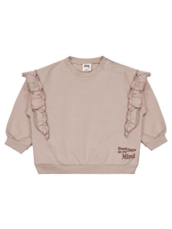 Civil Baby Good Days Nakışlı 6-18 Ay Takım - Bej 9-12 Ay