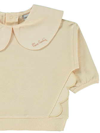 Pierre Cardin Kız Bebek Takım 6-18 Ay Pudra