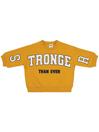 Civil Baby Baskılı 2'li 6-18 Ay Takım - Hardal9-12 Ay