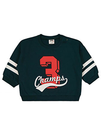 Civil Baby Baskılı 2' li 6-18 Ay Takım - Yeşil12-18 Ay