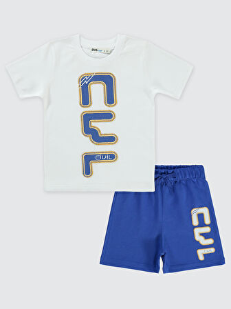 Civil Boys Erkek Çocuk Takım 2-5 Yaş Beyaz