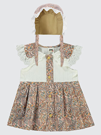 Civil Baby Kız Bebek Elbise 6-18 Ay Hardal