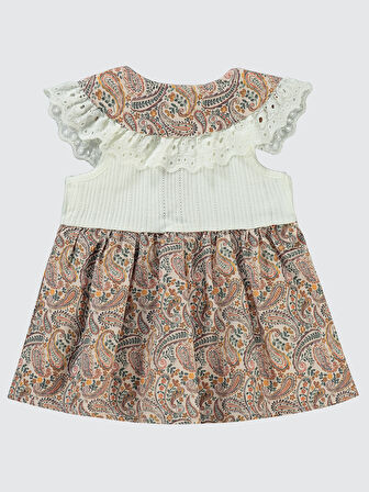 Civil Baby Kız Bebek Elbise 6-18 Ay Hardal