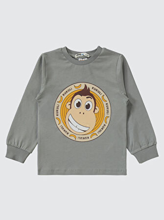 Civil Boys Erkek Çocuk Pijama Takımı 2-5 Yaş Gri