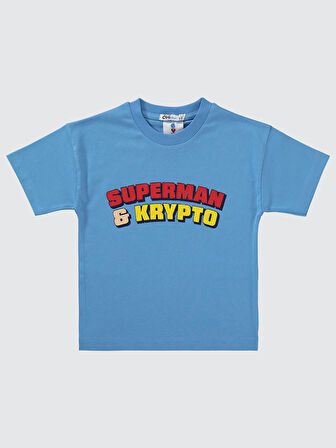 Süperman Erkek Çocuk Takım 2-5 Yaş Mavi