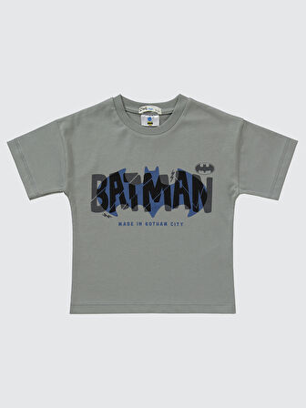 Batman Erkek Çocuk Takım 2-5 Yaş Gri