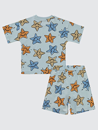 Civil Boys Erkek Çocuk Pijama Takımı 2-5 Yaş Buz Mavi
