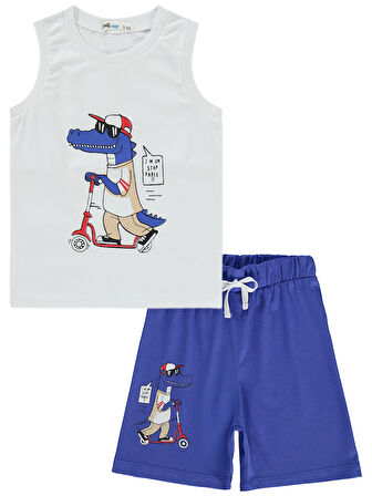 Civil Boys Erkek Çocuk Takımı 2-5 Yaş Beyaz