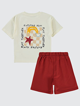 Civil Boys Erkek Çocuk Takım 2-5 Yaş Ekru