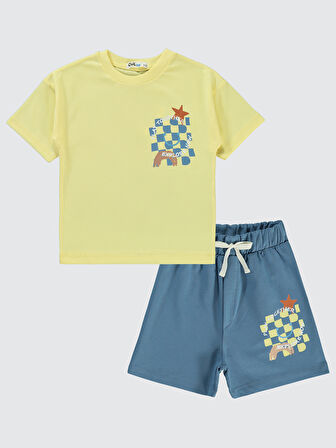 Civil Boys Erkek Çocuk Takım 2-5 Yaş Açık Sarı