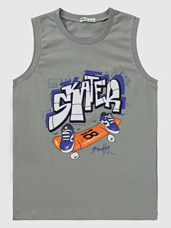 Civil Boys Erkek Çocuk Pijama Takımı 10-13 Yaş Gri