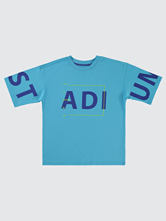 Civil Boys Erkek Çocuk Tişört 10-13 Yaş Turkuaz