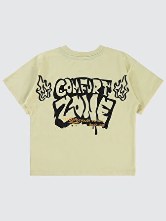 Civil Boys Erkek Çocuk Tişört 10-13 Yaş Taş Rengi