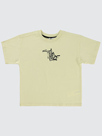 Civil Boys Erkek Çocuk Tişört 10-13 Yaş Taş Rengi