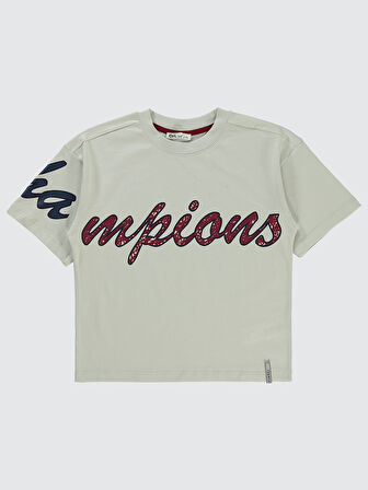 Civil Boys Erkek Çocuk Tişört 10-13 Yaş Bordo-Beyaz